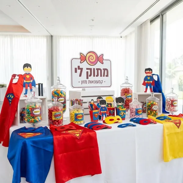 שולחן ממתקים מעוצב לפי נושא