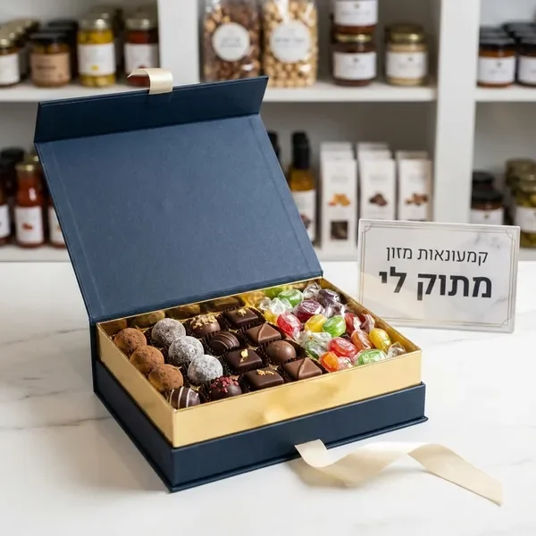 מתנות ממתקים מקוריות ארוזות בקופסאות מעוצבות